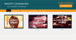 Desktop Screenshot of bogottcounseling.com