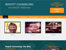 Tablet Screenshot of bogottcounseling.com